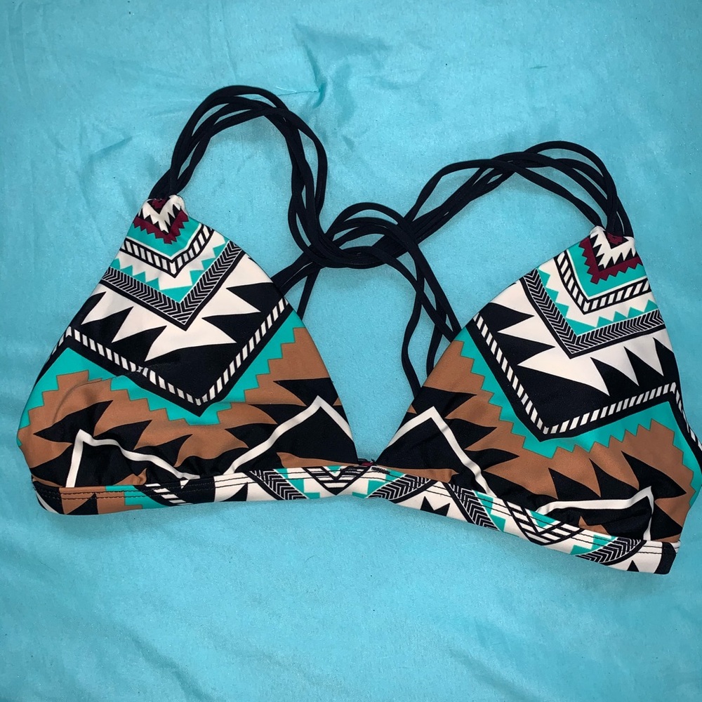 Aztec bikini top